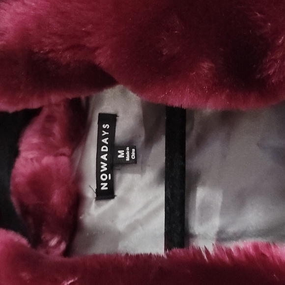 Girl's jacket burgundy - Picture 2 of 2